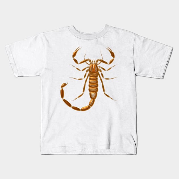 Scorpion Kids T-Shirt by Elonium